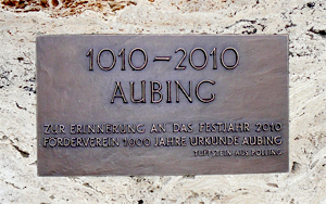 Inschrift des 1000-Jahre Steins